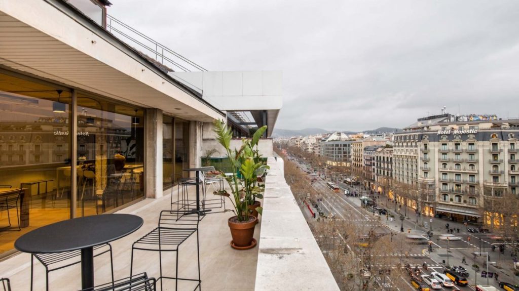 espacios coworking barcelona collective terraza on vistas